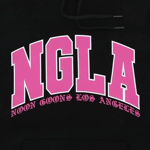 Noon Goons NGLA Hoodie Black And Pink Size Small - Picture 2 of 7